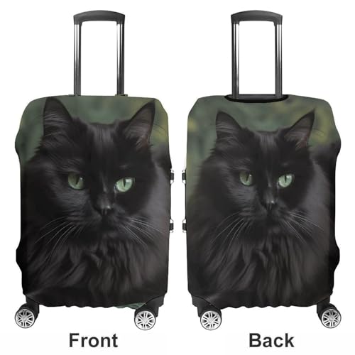 Cat Lying on Blanket Luggage Cover Elastic Suitcase Protector Case Anti-Scratch Washable Baggage Covers Protector For Traveling, Aircraft Consignment XL3