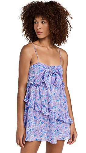debbie's dresses For Love & Lemons Women's Debbie Mini Dress, Purple, 1X at Amazon Women's  Clothing store