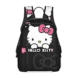 [ZOOKISS] ハローキティ リュック リュックサック バックパック バッグ 大容量 A4収納 軽量 おしゃれ かわいい 通学 通勤 旅行 アウトドア 多機能 男女兼用 人気 お祝い プレゼント リュック