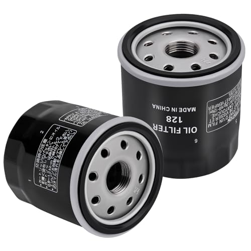 Image of 49065-0724 Oil Filter for Kawasaki 49065-7010, Fit Kawasaki FH381V-FH721V, FH601D-FH770D, FX751V-FX1000V, FJ180V, FX801V, FX850V Engines, Replaces AM107423,120-634,1016467, 49065-2071 2 Pcs