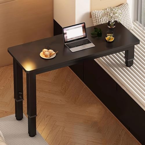 ߉\ȃfXN ^X^fBOfXN Rs[^[e[u z[ItBXp̐lԍHwɊÂ~e[u ɂۂ݂ттp(Black,120x60x22cm/47x24x9in)