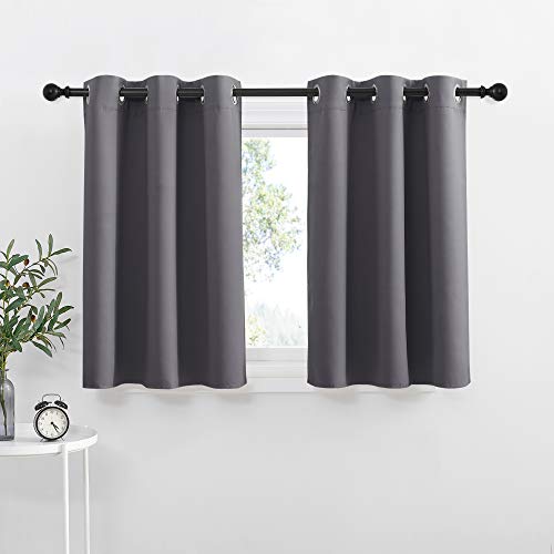 NICETOWN Kitchen Curtains Blackout Drapes - Thermal Insulated Blackout Grommet Curtains Drapes...