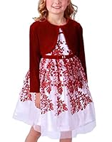 Algopix Similar Product 18 - Jona Michelle Girls Flocked Dress with