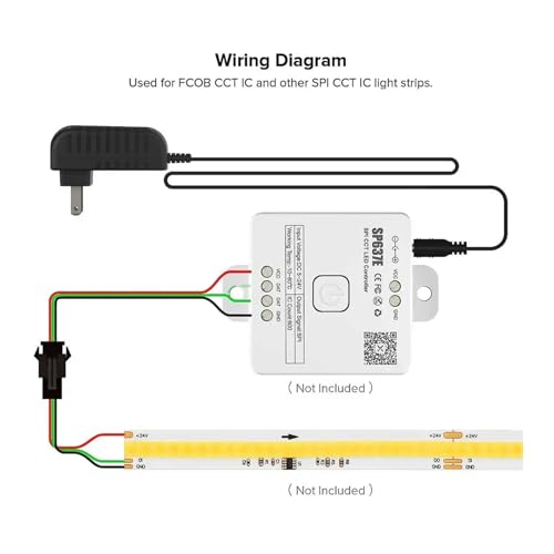 Contrôleur LED SP637E SPI ajustez température de couleur