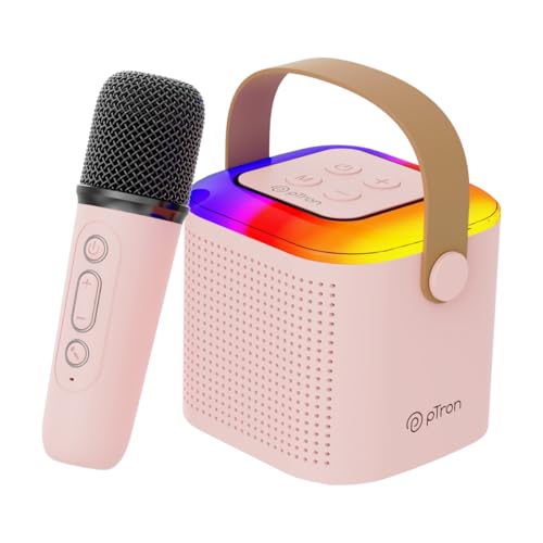 pTron Newly Launched Fusion Joy 20W Bluetooth Speaker with Wireless Karaoke pTron Newly Launched Fusion Joy 20W Bluetooth Speaker with Wireless Karaoke