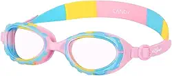 Óculos de Natação Infantil, Speedo, Candy, Silicone Confortável com Proteção UV e Antifog, Vedação M