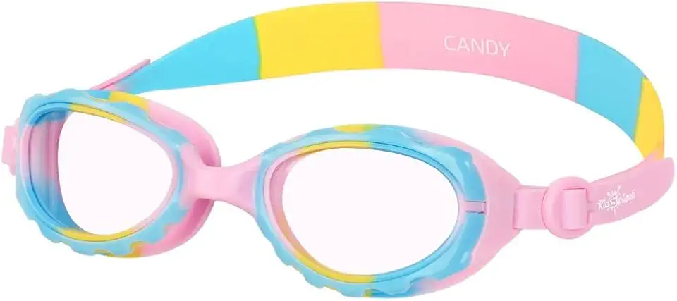 Óculos de Natação Infantil, Speedo, Candy, Silicone Confortável com Proteção UV e Antifog, Vedação M