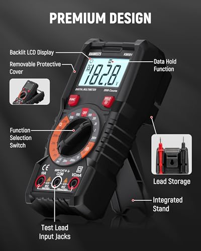image for KAIWEETS Electrical Test Kit KIT01, Digital Multimeter, Smart Non-Cont