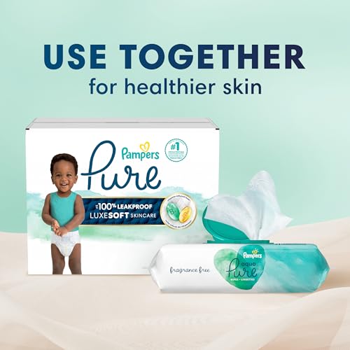 Pampers Pure Protection Baby Diapers, Size