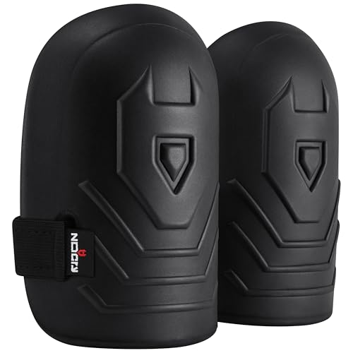 NoCry Gardening Knee Pads for Women and Men – Waterproof Foam Padding in a Lightweight Yet Durable Design; Easy to Wear with Adjustable Elastic Hook-and-Loop Straps – Ideal for the Garden and Yard Work