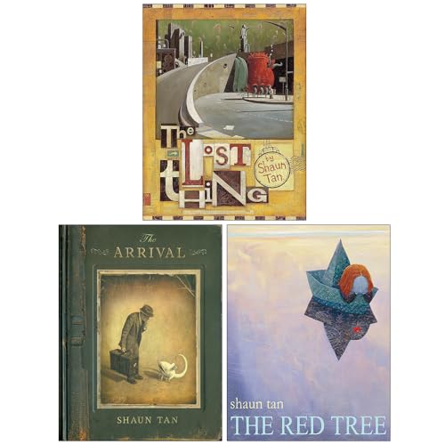 Shaun Tan Collection 3 Books Set (Lost Thing, The Arrival & The Red Tree)