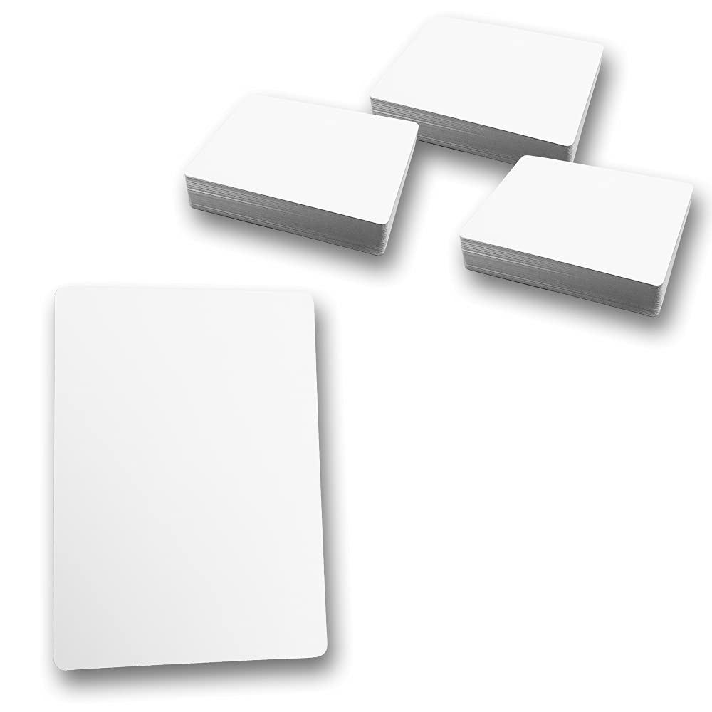 Amazon.co.jp: ポーカーサイズ 無地トランプ 白紙 空白 マジック