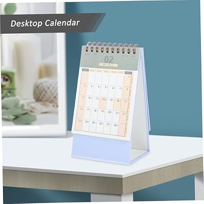 Desk Calendar Minimalist Desktop Calendar for Office and Home Use Daily Month Planner Aesthetic Design Yearly Schedule Chic and Portable for Easy Organization