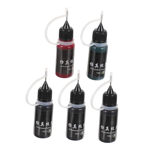 Gatuida Botellas para Natural para Dibujo Aplicación Precisa con Punta de Aguja para y Corporales