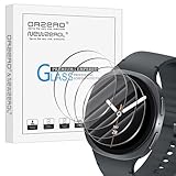[3 Pack] Orzero for Samsung Galaxy Watch 2018 (46 mm) (Updated Version) Smartwatch/Gear S3 Tempered Glass Screen Protector, 2.5D Arc Edges HD Anti-Scratch Bubble-Free [Lifetime Replacement Warranty]