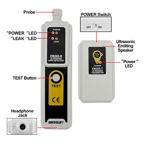 Allsun EM282 Allosun Ultrasonic Leak Detector 40Khz±2Khz thumb #1