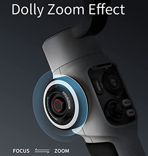 Zhiyun Smooth 5S Gimbal 3-Axis Handheld Smartphone Stabilizer For Iphone Android Phone With Built In Led Fill Light For Vlogging Youtube Tiktok Facebook Video Live Stream,Gray(Combo Version) #TOP4