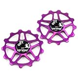 JRC Components Pair of 13T Jockey Wheels for Shimano MTB 12SPEED | Ceramic Derailleur Pulley Wheel |
