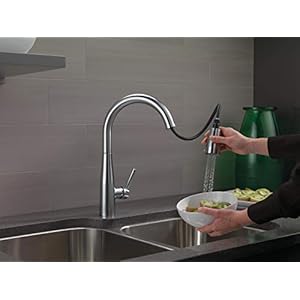 Delta9113ardstessasinglehandlepulldownkitchenfaucetstandardarcticstainless Urban Country Home Decor Delta 9113 ar dst essa single handle pull down kitchen faucet standard arctic stainless urban country home decor