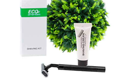 image for ECO Amenities Smooth Shave Disposable Razor with Cream, Individually W