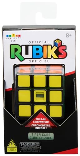 Rubik's Cubo Timer, Cubo 3x3 con Cronometro, Batti il Tuo Record, Antistress e Rompicapo per Adulti e Bambini dagli 8 Anni in Su - Immagine 5