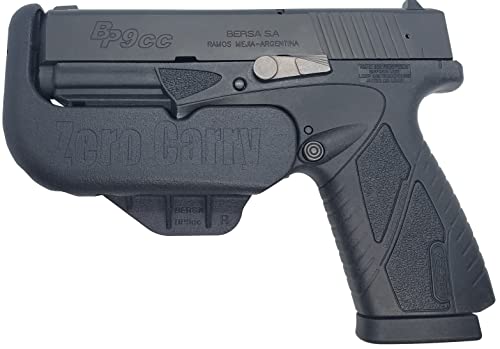for BERSA BP9cc Zero Carry Elite IWB Holster 4 Concealed Carry. Slim as Your Gun. Invisible, Comfortable, & Secure. Built in Retention & Trigger Guard. Lightweight & Zero Added Bulk (Right)