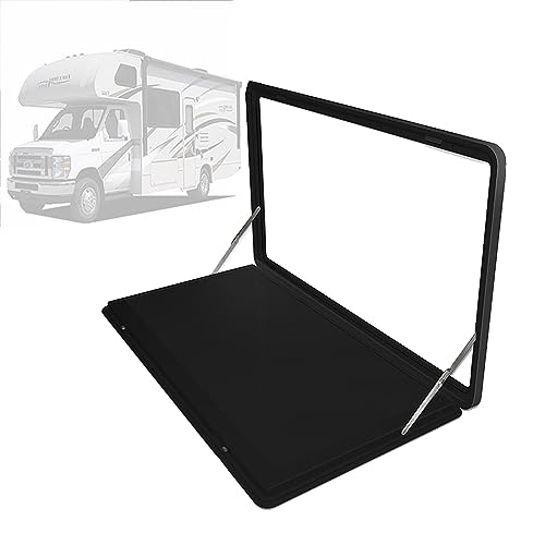 GBRJUYF RV Caravan Folding Table, Wall Mount Folding Wall Table, RV Aluminum Folding Table, RV Removable Table for Caravan Picnic, Hanging Dining Table Computer Workstation, 25KG/55.11lb Maximum Loa