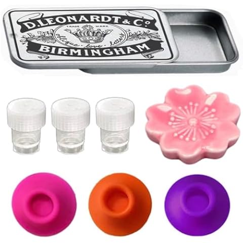 Oblique Love Letters Fountain Pen Rest & Nib Tin Organizer Cover