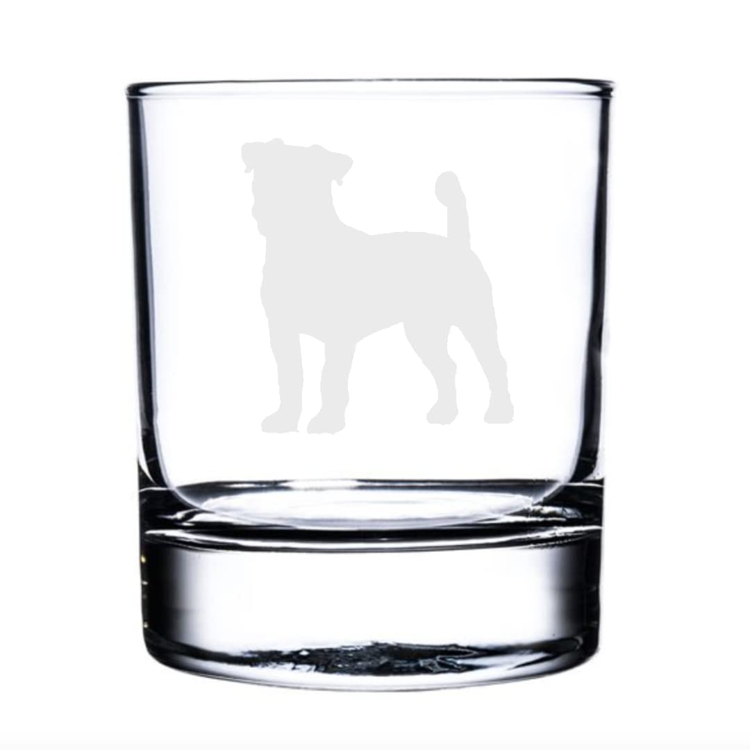 Jack Russell Engraved Whisky Glass, Dog Gift for Women, Gift for Men