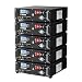 Rvpozwer 48V 100Ah LiFePO4 Battery, Lithium Battery with 100A BMS, Smart LED Display, 12000+ Rechargeable Cycles, 25.6kWh Capacity, Perfect for RV Camping, Solar Power Storage (48V 100Ah-5 Pack)