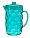QG Acrylic Plastic Pitcher with Lid BPA Free - Great for Iced Tea & Water - Blue - 0.63 Gallon / 80 oz. / 2.5 Quart