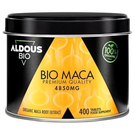 Extracto de Pura Maca Andina Ecológica | Máxima Dosis 4850mg | 400 Comprimidos | Altamente Concentrada | Maca pura para 100 días | Aumenta Energía Vitalidad | Libre de Plástico | Certificación Bio
