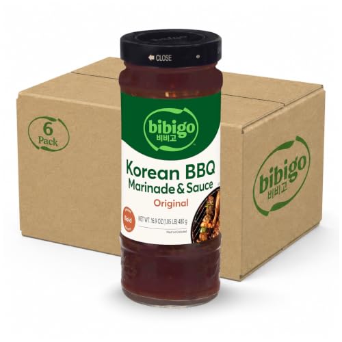 bibigo Korean Bbq Sauce, 16.9oz, 6 bottles, add 2 to cart 1 will be FREE!