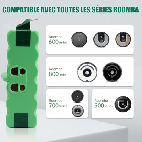 Batterie Lithium 5200mAh haute capacité pour iRobot Roomba 500-800 - 3