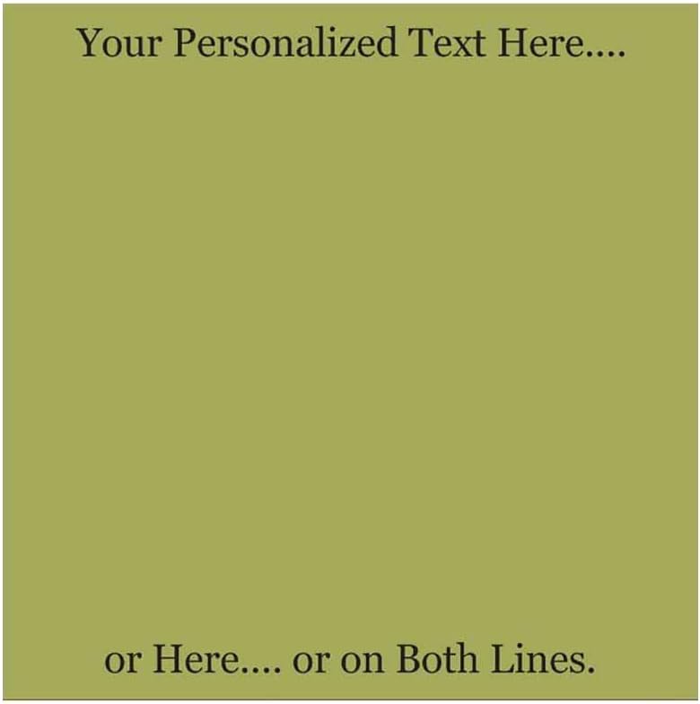 Personalized Sticky Notes Set of 3 - Custom Stationery Paper Memo Pads - Office School or Party Supplies (Lime)
