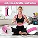 Home Pilates Kit for Women - 12 inch Pilates Ring, 9 inch Ball & Resistance Bands Set, Complete Pilates Equipment with Figure 8 Band, Hip Belt & Accessories for Beginners' Home Workouts