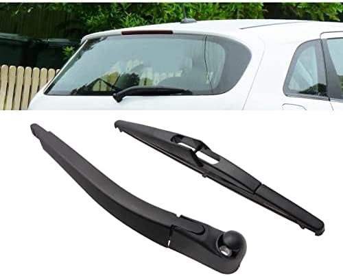 Jeu D'Essuie-glaces Arrière Pour Mercedes W245 (2005-2011) - Bras + Balai, Longueur 31 Cm (bras) Et 28,3 Cm (balai), Caoutchouc + Métal + Plastique - 12