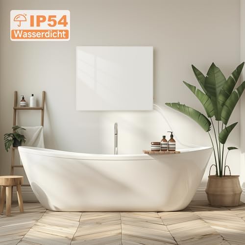 Bild 6 - Infrarot Wandheizung, 290W Infrarotheizung Wandmontage mit Überhitzungsschutz, Leiser Elektroheizung für 4-6 ㎡, Energiesparend Infrared Heater fur Schlafzimmer Badezimmer Büro Wohnheim