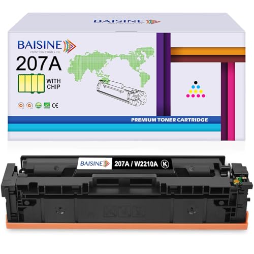 Toner 207A W2210A noir avec puce compatible imprimante HP Color LaserJet Pro M283fdn