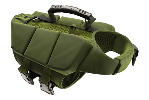 Noah & Paw Dog Life Jacket, 3X Foam Life Vest, Rescue Handle, Small 16-20in