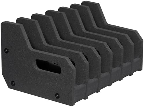 EZshoot Foam Pistol Rack for Gun Safe Shelf Handgun Rack Pistol Stand for Storage Revolver Rack Pistol Holder Gun Cabinet Accessories for Storage