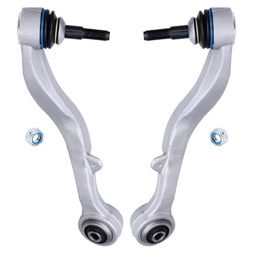 Image of Detroit Axle - 8pc Front End Suspension Kit for BMW 525i 528i 530i 535i 545i 550i, 4 Lower Rearward & Forward Control Arms 4 Front and Rear Sway Bars Replacement