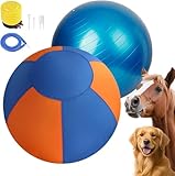 Herding Ball for Dogs - Durable Waterproof Dog Toy, Dual-Layer Large Interactive Pet Play Ball for Australian Shepherds, Cattle Dogs, Collies, and All Herding Breeds
