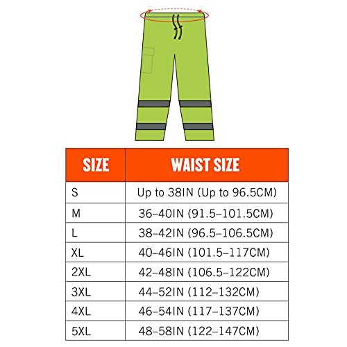 Ergodyne Mens Safety Pants, Lime, X-Large Us #TOP6