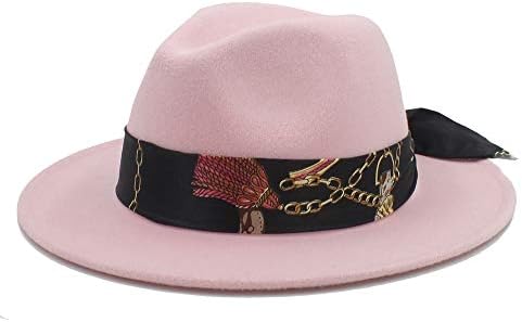 Beach Hipster Sun Hat Wool Fedora Hat 