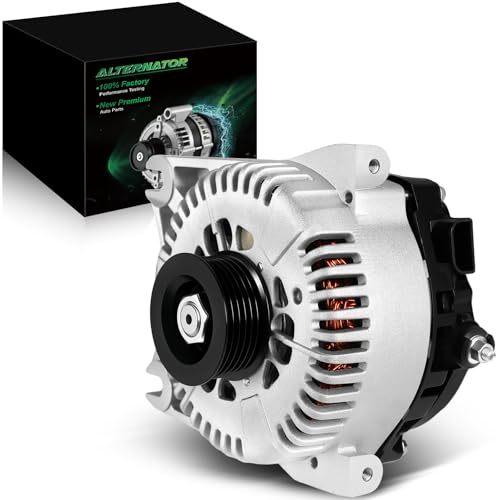 SZKAIDAG 4.6L Upgraded Alternator for:-Ford Explorer 2002 2003 2004 2005, for:-Lincoln Aviator 2003-2005 Town Car Continental, for:-Mercury Mountaineer 12V 130Amp 6-Groove Pulley OE# F8OU10300CA (NEW)