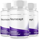 (3 Pack) Neurocept Capsules, Official Neurocept Brain Supplement Pills with All Natural Ingredients, Advanced Formula Support Pills with Max Strength Premium Vitamins for Women & Men (180 Capsules)