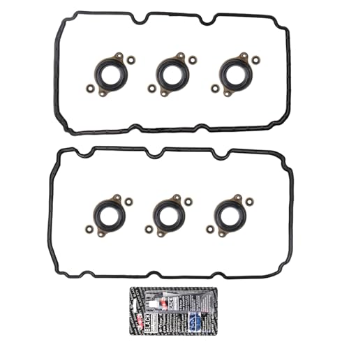 Image of VS50881 Valve Cover Gasket & Gasket Maker for Honda Accord Odyssey Pilot Passport Crosstour 3.5L,13-24 Acura MDX RDX RLX TLX Ridgeline 3.5 /3.0L 120305G0000 120505G0000 123415G0A00 123515G0A00 0362072