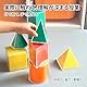 edxeducation 2D3D Geometrische Körper - 24er Set - 12 Formen, 12 Faltnetze und Anleitung - Mathe und Geometrie für Kinder, Mehrfarbig/Meereswellen (Ocean Tides)