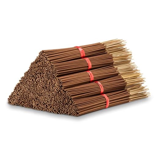 1000 Unscented Incense Sticks 11" Bulk - 100% Natural Joss and Bamboo Punk Blanks - Great for DIY Aromatherapy Incense Making.